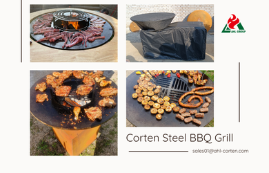 Corten Steel BBQ Grill